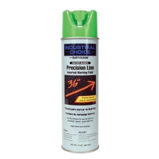 Rust Oleum Industrial Choice Marking Fluorescent Green Fade Resistant Spray Paint (Actual Net Contents 17 oz)