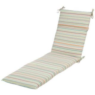Hampton Bay Rigby Stripe Outdoor Chaise Cushion 7407 01225000