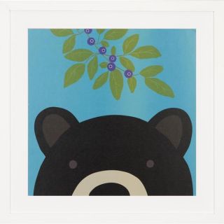 Peek a Boo Bear Childrens Framed Art Print   17278974  
