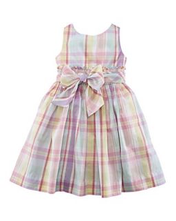 Ralph Lauren Childrenswear Toddler Girls' Little Madras Easter Dress   Sizes 2T 4T