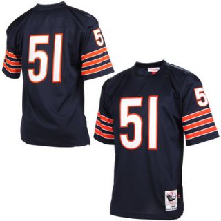 Chicago Bears Dick Butkus Mitchell & Ness Authentic Throwback Jersey   Navy Blue  