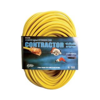 Coleman Cable   Vinyl Extension Cords 100 10/0 Sjtw A Yellowextension