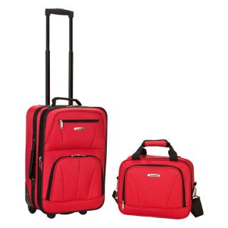 Rockland 2 Piece Luggage Set   Red   Luggage Sets