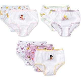 Disney Toddler Girls Tinker Bell Underwear, 7 Pack
