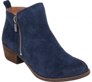 Womens Lucky Brand Basel Bootie   Blue Suede Leather    & Exchanges