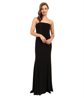 Adrianna Papell Strapless Cut Out Jersey Gown