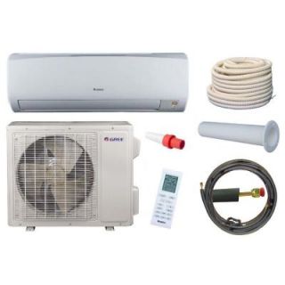 GREE High Efficiency 18,000 BTU 1.5 Ton Ductless Mini Split Air Conditioner and Heat Pump Kit   230V/60Hz RIO18HP230V1AKIT