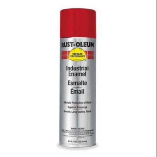 RUST OLEUM V2163838 Spray Paint, Safety Red, 15 oz.