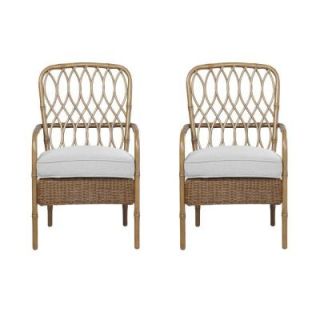 Hampton Bay Clairborne Stationary Patio Dining Chairs Custom (2 Pack) DY11079 D B
