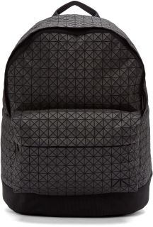 Bao Bao Issey Miyake Black Geometric Daypack Backpack