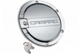 DefenderWorx Gas Door, DefenderWorx Fuel Door Cover, Chrome, Billet & Black Fuel Door Covers