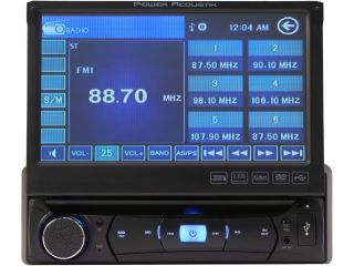 Power Acoustik PD 701 In Dash 7" Flip Out Touchscreen Car Stereo DVD Receiver