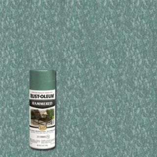 Rust Oleum Stops Rust 12 oz. Protective Enamel Hammered Verde Green Spray Paint (6 Pack) 7219830