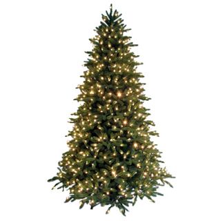 GE 7 1/2' Just Cut Fraser Fir Artificial Christmas Tree with Clear Lights