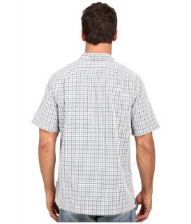Royal Robbins Desert Pucker Plaid Short Sleeve Shirt Light Pewter