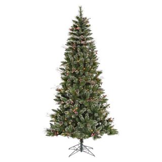Vickerman SnowTip Berry Clear Pre lit Christmas Tree   Christmas Trees