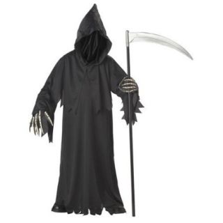 Grim Reaper Deluxe Kids Costume size Large 10 12