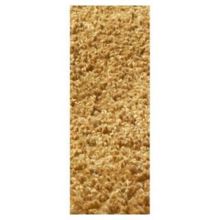 Home Decorators Collection Cozy Shag Gold 2 ft. 3 in. x 7 ft. 6 in. Rug Runner 0397245530